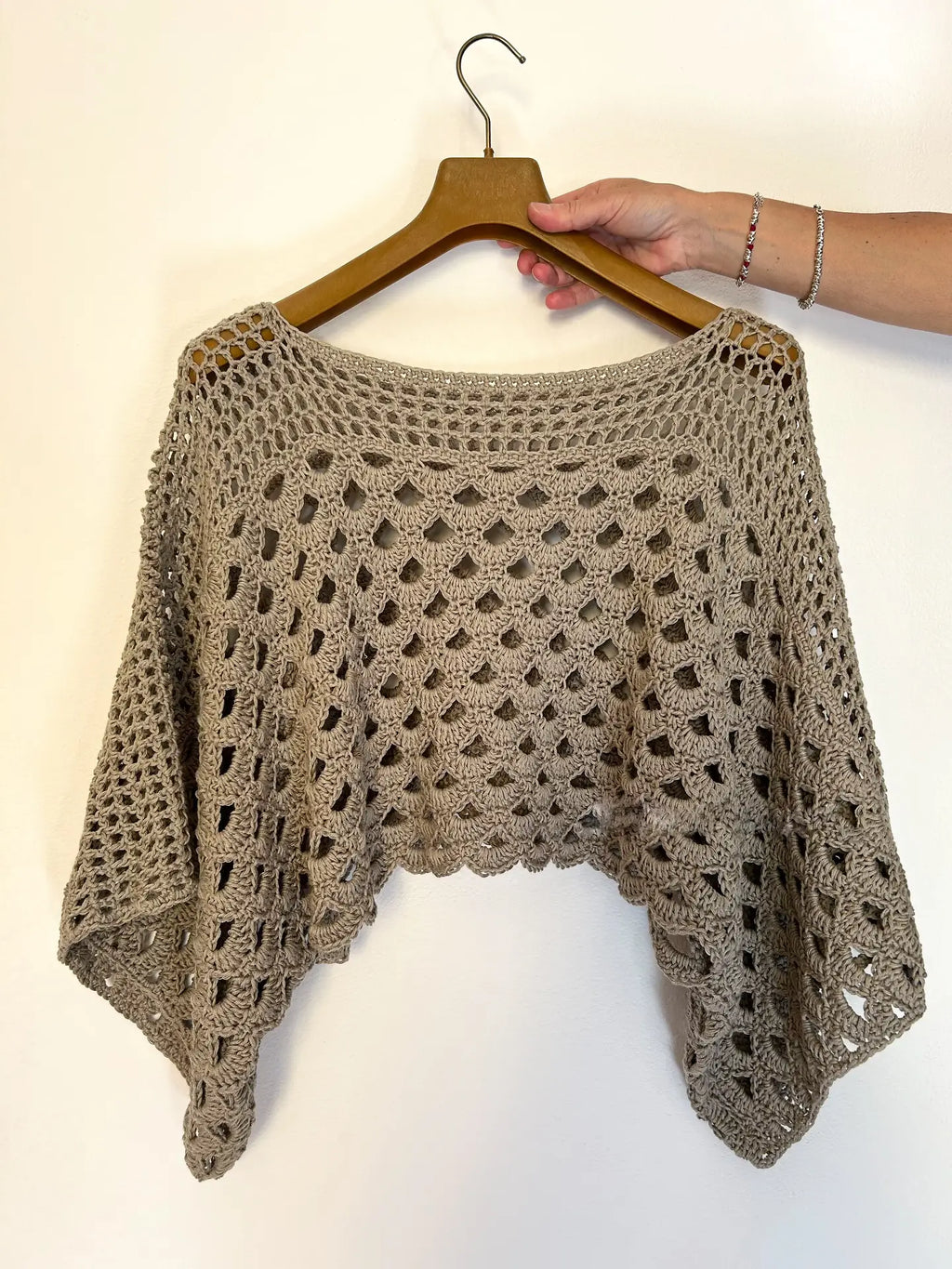 SUNNY TOP — Crochet Openwork Sweater Pattern ☀️
