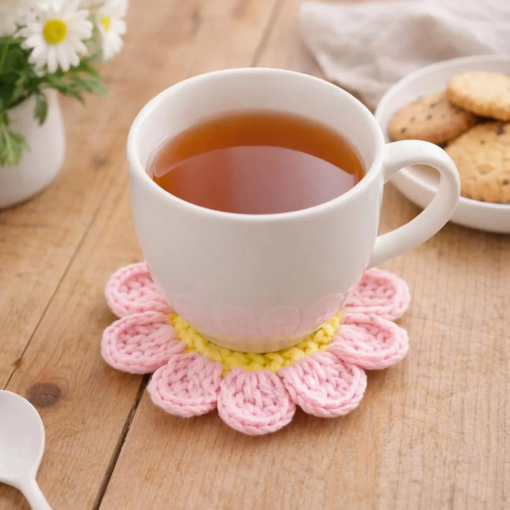 Flower Coaster Crochet Pattern