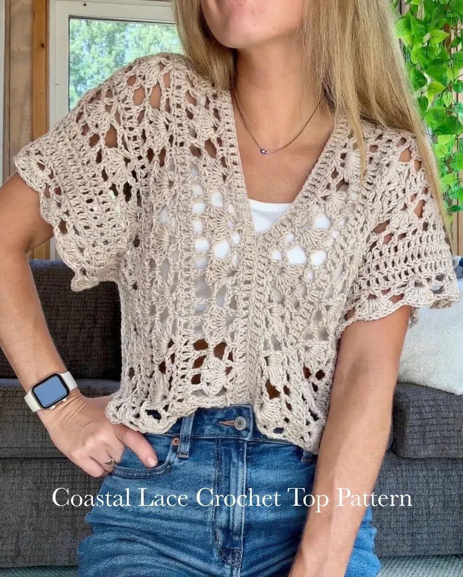 Coastal Lace Crochet Top Pattern